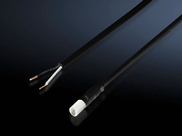 SZ wire for door-operated switch, L: 2000 mm, black, Connection accessories for self-assembly