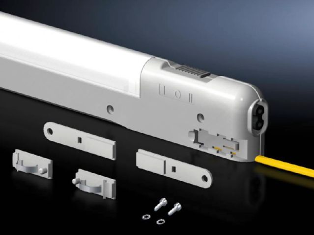 SZ Compact light, WHD: 705x59x24 mm, 14 W,  24 V DC, Integral on/off/door-operated switch mode, ENEC