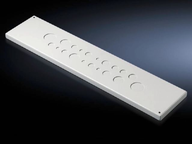 Gland plate for metric cable glands for EL