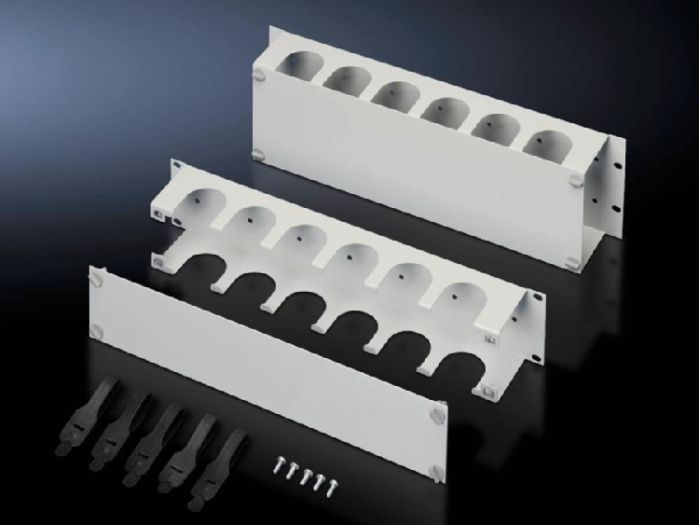 Cable management duct, horizontal 482.6 mm (19