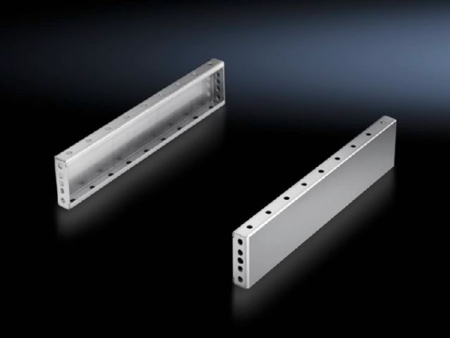 Base/plinth trim panels, side, 100 mm Stainless steel for base/plinth components front and rear
