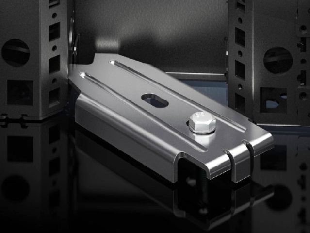 Base mounting plate for base/plinth VX and AX and base/plinth, complete