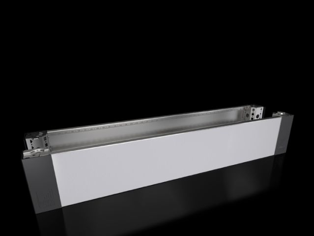Base/plinth corner pieces with base/plinth trim panels, front and rear, 200 mm, stainless steel