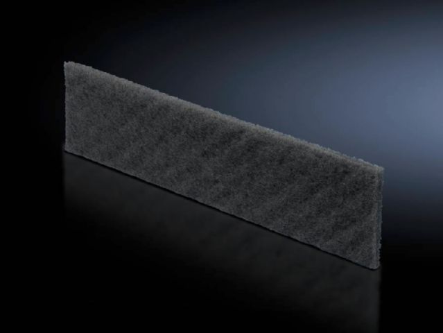 Filter mat for base/plinth trim panels, vented