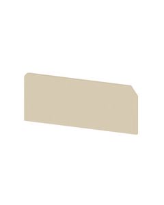 SAK Series, End plate, 1.5 mm, beige, Direct mounting AP ASK1