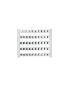 Dekafix, Terminal marker, 5 x 5 mm, Pitch in mm (P): 5.00 Weidmueller, white