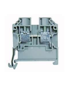 Feed-through terminal, Screw connection, 6 mm², 800 V, 41 A, grey