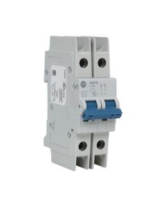 Miniature Circuit Breaker, Standard configuration, AC, 2 Pole Configuration, Trip Curve C, 15 A