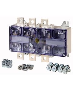 SWITCH-DISCONNECTOR, 3 POLE, 400 A, WITHOUT ROTARY HANDLE AND DRIVE SHAFT, SURFACE MOUNTING. DMV-400N/3