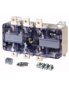 SWITCH-DISCONNECTOR, 3 POLE, 630 A, WITHOUT ROTARY HANDLE AND DRIVE SHAFT, SURFACE MOUNTING. DMV-630N/3