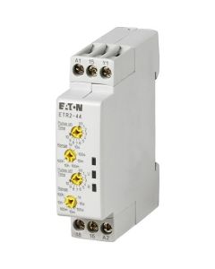 Timing relay, 0.05s-100h, 24-240VAC 50/60Hz, 24-48VDC, 1W, flashing, 2 times - ETR2-44