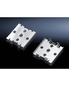 Mounting clip for support rails