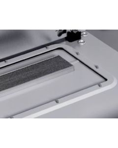 Gland plate with foam rubber cable clamp strip, for AX