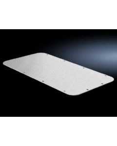 Metal gland plate with metric knockouts, for AX