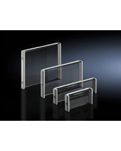FT Acrylic glazed cover, 482.6 mm (19"), WHD: 500x200x47,5 mm