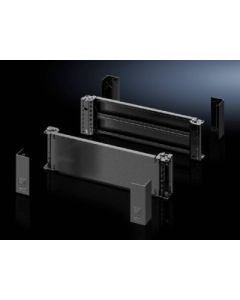 Base/plinth corner piece with base/plinth trim panels, front and rear, 200 mm for AX