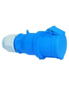 QUICK-CONNECT connector  32A  3p  230V  6 h,  IP44
