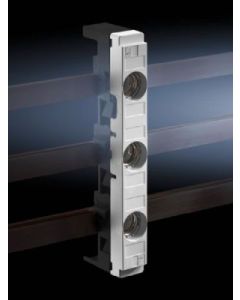 Contact hazard protection cover plate for bus-mounting fuse bases