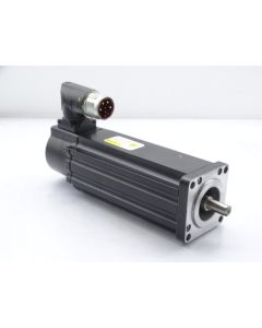 Servo Motor,Low Inertia,480V AC,63mm Bolt Circle Frame Size,2 (Two) Magnet Stacks,4500 RPM Rated Speed,Multi turn Encoder,Keyed Shaft,SpeedTec Right Angle DIN,24V DC Holding Brake,IEC Metric Mounting Flange,Standard