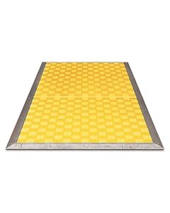 Safety Mat - Yellow, 1000mm (3.28 ft.) x 1800mm ( 5.91 ft.), One 9.1m (30 ft.) 4-wire cbl., no connector, exit upper left, No Trim, No Controller