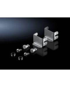 Internal latch for side panel, screw-fastened, sheet steel