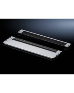 Gland plate module, multi-piece, with brush strip, super-airtight for VX IT