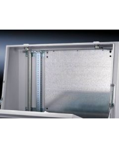 Partial mounting plates, locatable into rails for TP, TS, SE