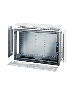 Empty enclosures with closing plates