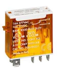 700-HK General Purpose Slim Line Relay, 8 Amp Contact, DPDT, 240V 50/60Hz