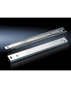 Telescopic slides for component shelves, for mounting on the VX enclosure frame and for upgrading existing VX and TS applications