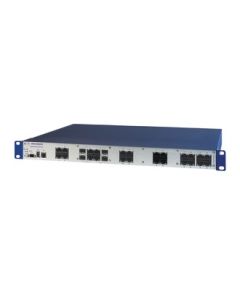 24 ports Gigabit Ethernet Industrial Workgroup Switch (20 x GE TX ports, 4 x GE SFP combo Ports), managed, Software Layer 2 Professional, Store-and-Forward-Switching, IPv6 Ready, fanless design