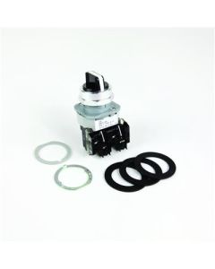 800T 3 Position, Knob/Wing Lever, , White, Std. Knob Maint., Finger Safe Guards, Cam and Contact Blocks, 3 Position