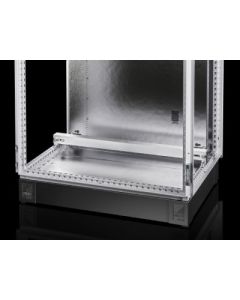 Cable clamp rail Right-angle section for VX, TS, SE, PC, base/plinth system VX