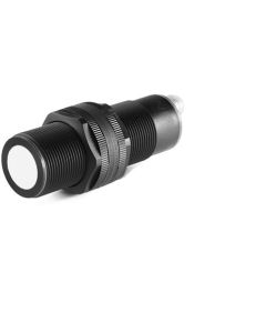 Proximity Sensor, Plastic Barrel, Programmable, 1 PNP Discrete, 30mm Diameter, 200mm to 2500mm Sensing Distance, Micro Quick Disconnect, 4 Pin (DC)