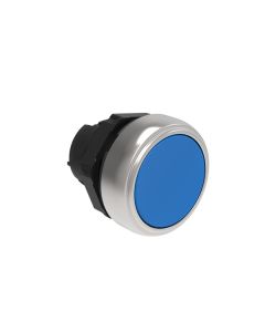 BLUE FLUSH PUSH-BUTTON