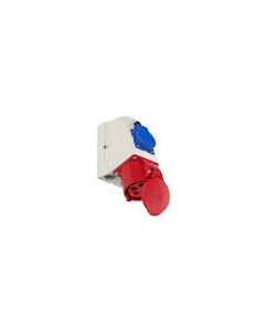 Wall mounting socket outlet INNOLINQ QC 32A 5p (3p+N+PE) 400V (200/346 - 240/415V~) 6 h IP44 Frequency: 50/60Hz 