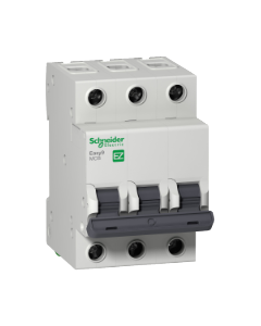 Miniature circuit breaker, Easy9, 3P, 10 A, C curve, 10000 A