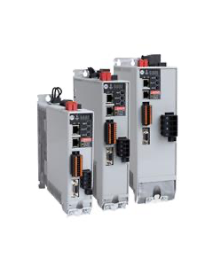 Servo Motor, Rotary, Low Inertia, IEC, 480V AC, 128 Sin/Cos, 5000 rpm Maximum, 2.1 N-M, 1/4 Turn Right Angle Rotatable DIN Connector, Hiperface Multi-Turn Absolute Encoder Feedback, 24V DC Brake, 75 mm Bolt Circle Metric Flange Mounting, Keyed Shaft