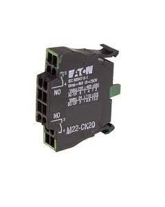Contact element, Cage Clamp, Front fixing, 2 N/O, 24 V 3 A, 220 V 230 V 240 V 4 A