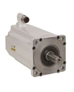 VPF Food Grade Servo Motors, 480V AC, 100mm Bolt Circle Frame Size, 2 (Two) Magnet Stacks, M Winding, 6700 RPM Rated Speed, 18 bit Single-turn and 12 bit Multi-turn Digital High Resolution Encoder, Keyed Shaft, Single SpeedTec Din Connector, No Hold brk