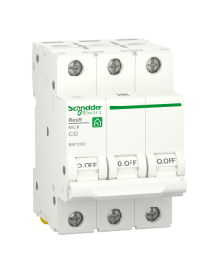 Miniature circuit breaker (MCB), Resi9, 3P, 32A, C curve, 6000A (IEC/EN 60898-1)