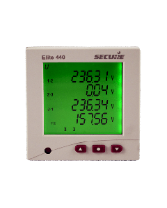 Elite 400-445 , Cl..5 , 3P 4W, 5A/1A , Aux : 80-300 V AC/DC , 50/60 Hz With Modbus CommunicationElite 400-445 , Cl..5 , 3P 4W, 5A/1A , Aux : 80-300 V AC/DC , 50/60 Hz With Modbus Communication