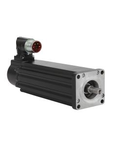 VPL Low Inertia Motors, 480V AC, 100mm Bolt Circle Frame Size, 3 (Three) Magnet Stacks, F Winding, 4500 RPM Rated Speed, 18 bit Single-turn Digital High Resolution Encoder, Keyed Shaft, Single SpeedTec Din Connector, No Holding Brake