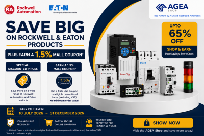  Up to 65% Off: Save Big on Rockwell & Eaton Products Plus Earn a 1.5% Mall Coupon at the AGEA Shop